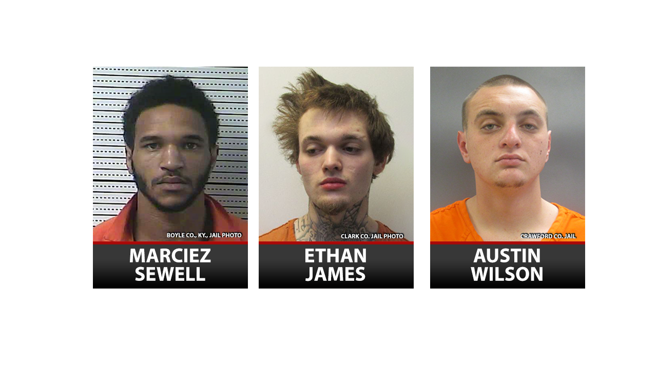 Marciez Sewell, Ethan James and Austin Wilson